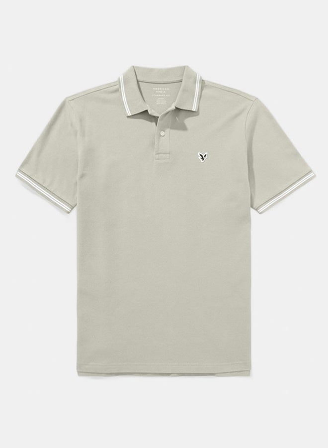 American Eagle AE Pique Polo Shirt - Image 1